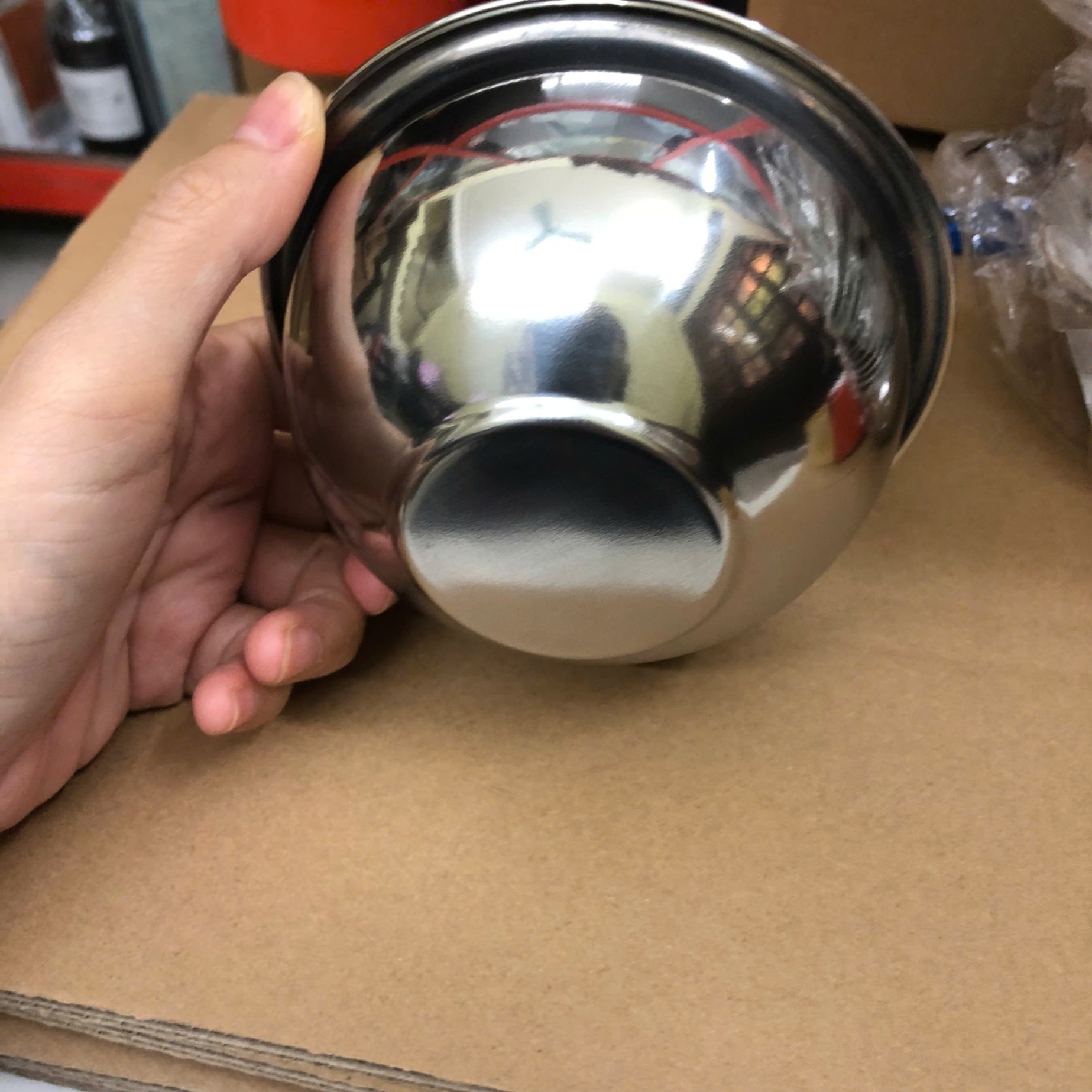 Bát inox đựng dung dịch sát khuẩn