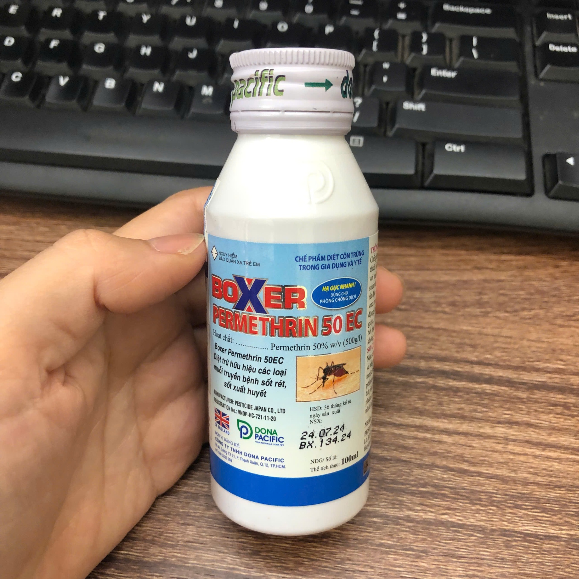 Thuốc phun muỗi Permethrin 50 EC (1Lọ=100ml)