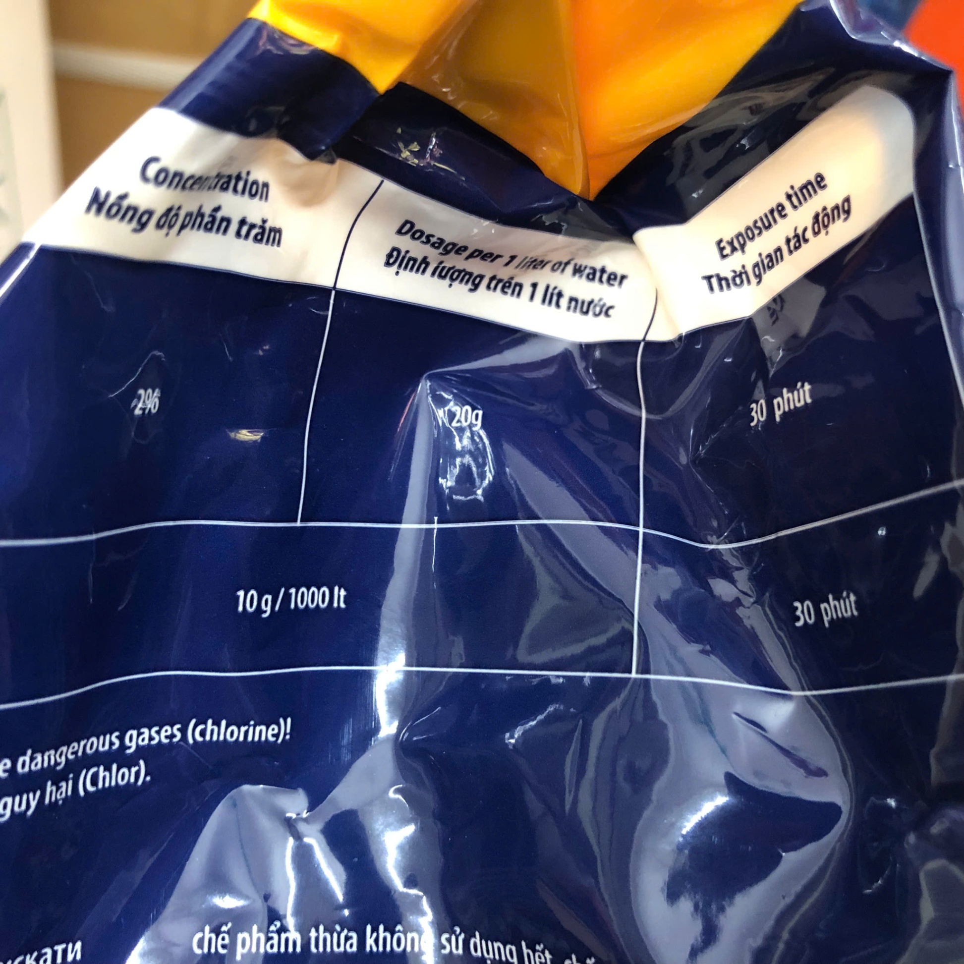 Cloramin B tiệp thùng 1kg