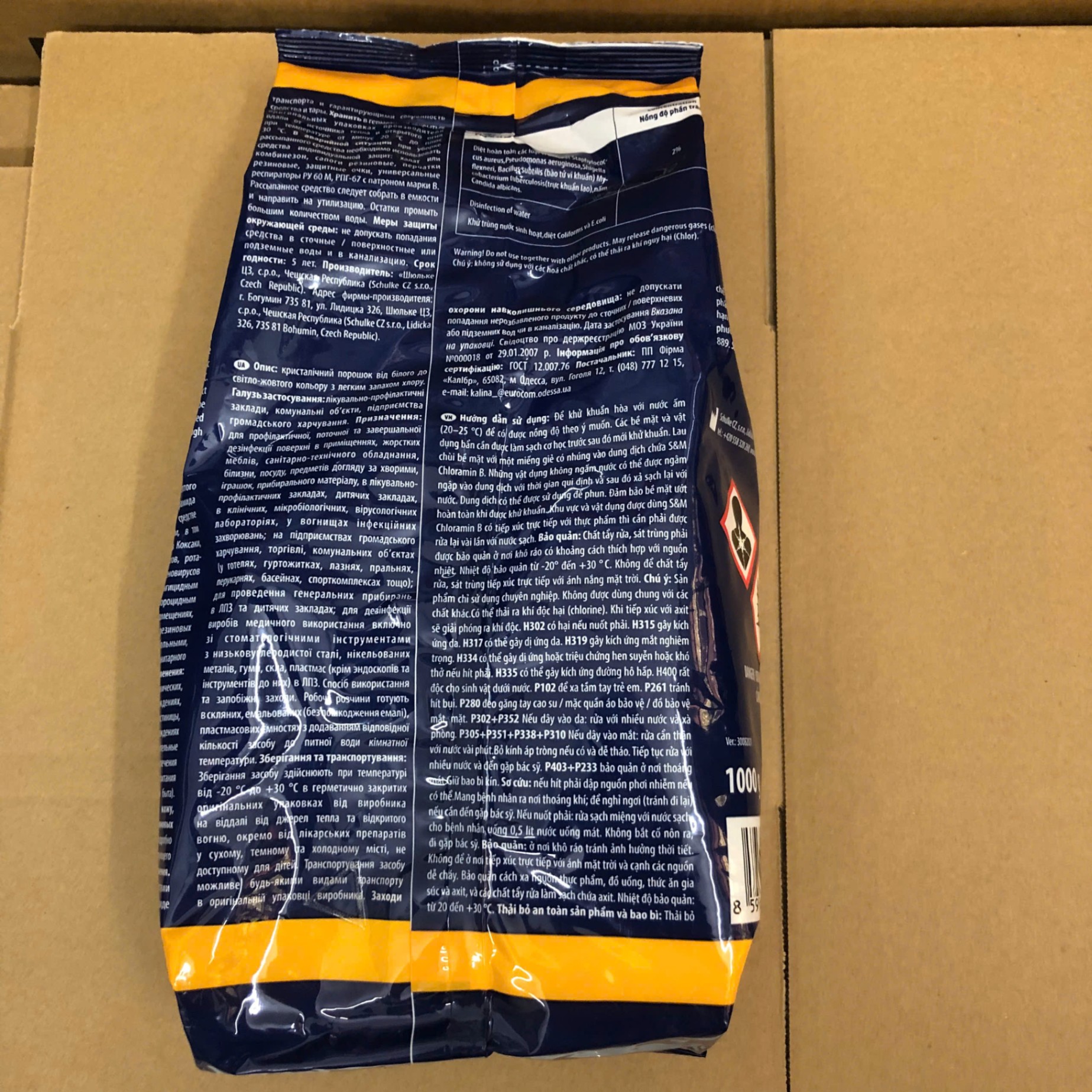 Cloramin B tiệp thùng 1kg