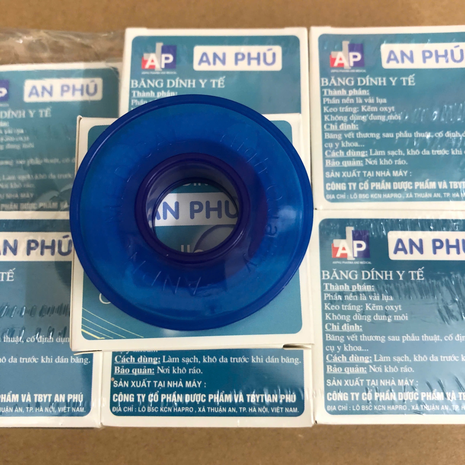 Băng dính lụa (silk tape) 1,25cmx4m An Phú (1Hộp=12 cuộn)
