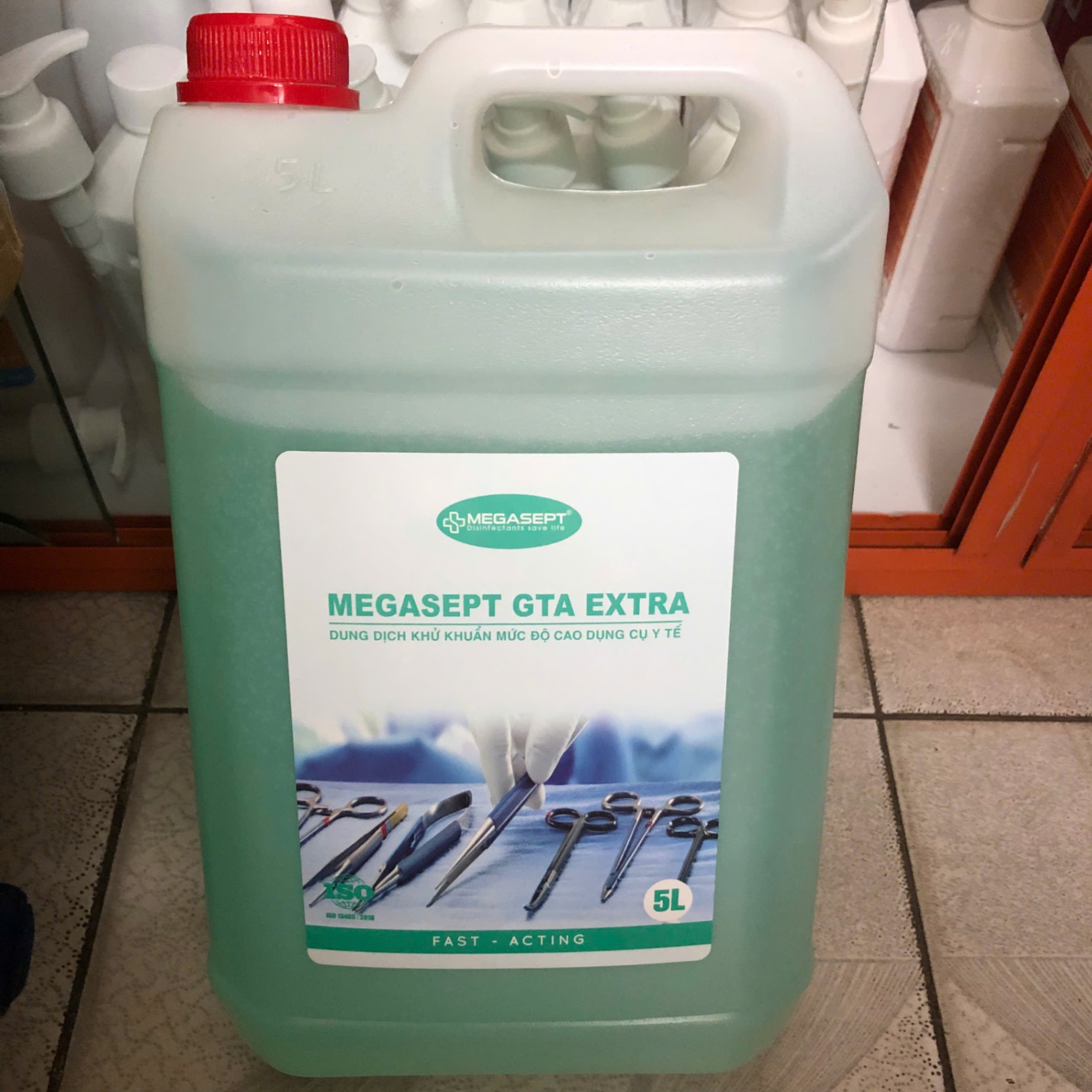 Dung Dịch Sát Khuẩn Dụng Cụ Alfasept GTA Plus/GTA 2,5 (Can=5 lít, Thùng=20 lít)