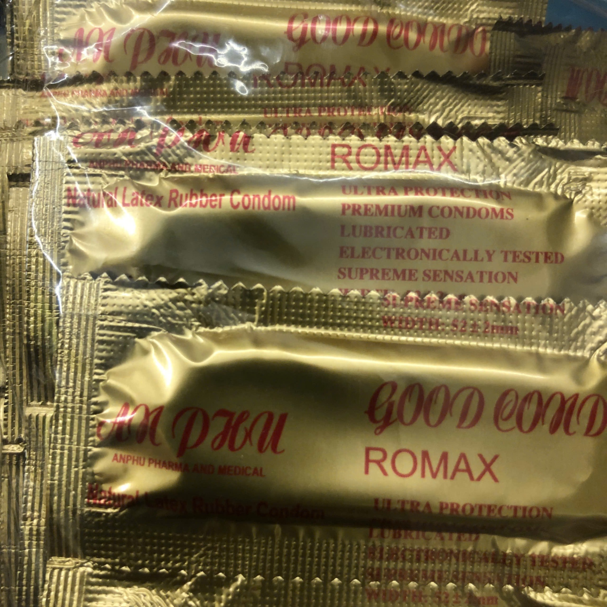 Bao cao su ROMAX (1Túi=120 chiếc)