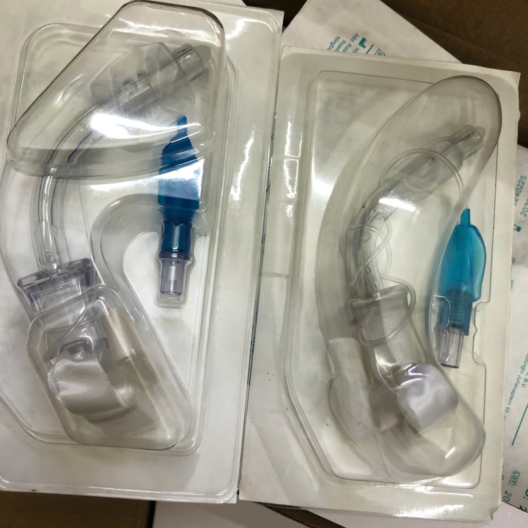 Ống khai mở khí quản 1 nòng có bóng các cỡ, NINGBO YINGMED MEDICAL Trung Quốc (Hộp = 10 cái)