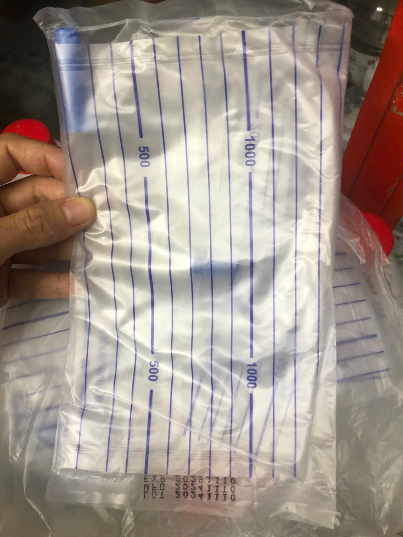 Túi nước tiểu 2000ml Sainty Trung quốc, HPMED (1túi=10 cái)