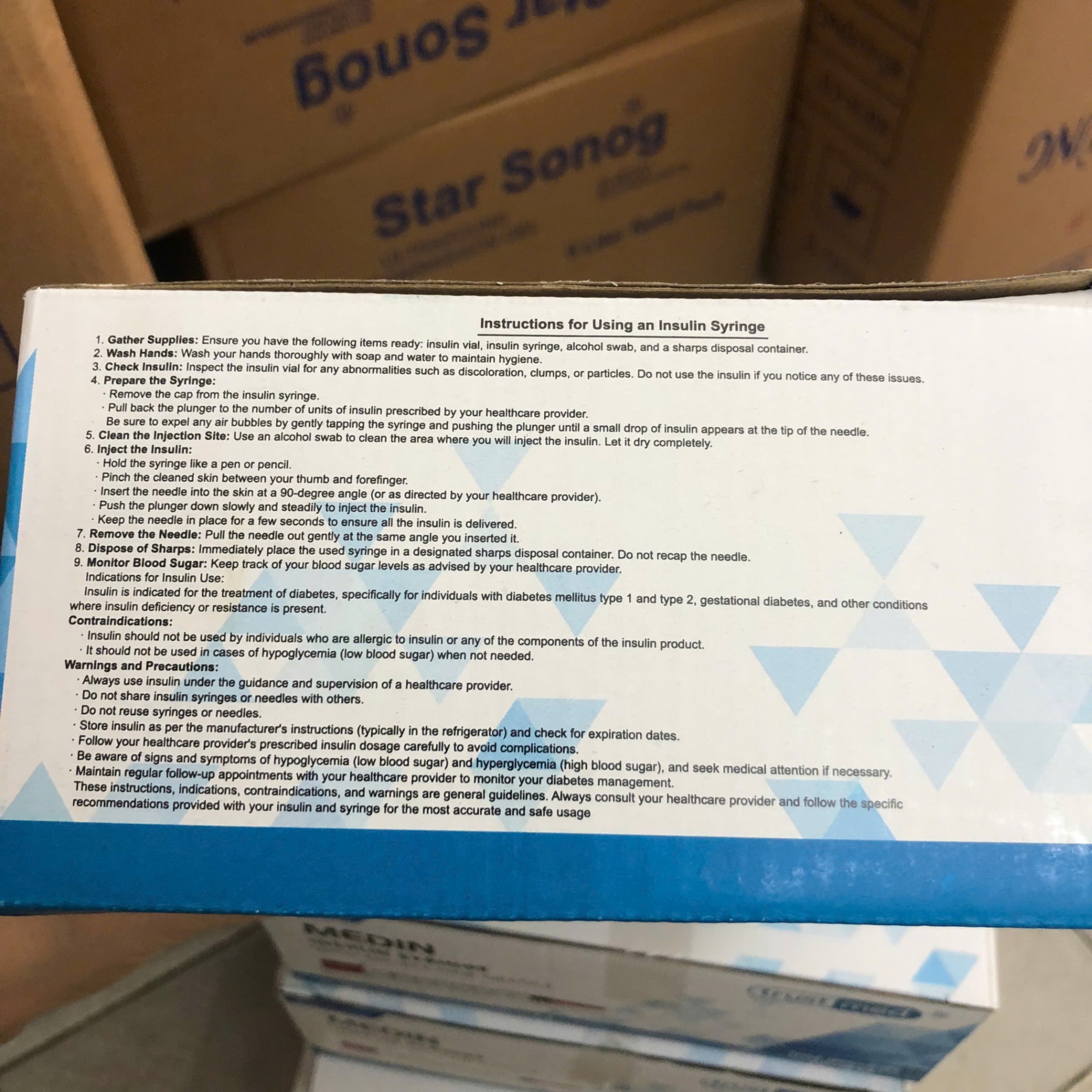 Bơm tiêm tiểu đường insulin 1ml 40ul 30G, Trustmed Trung Quốc (Hộp=100 cái, Thùng=2000 cái)