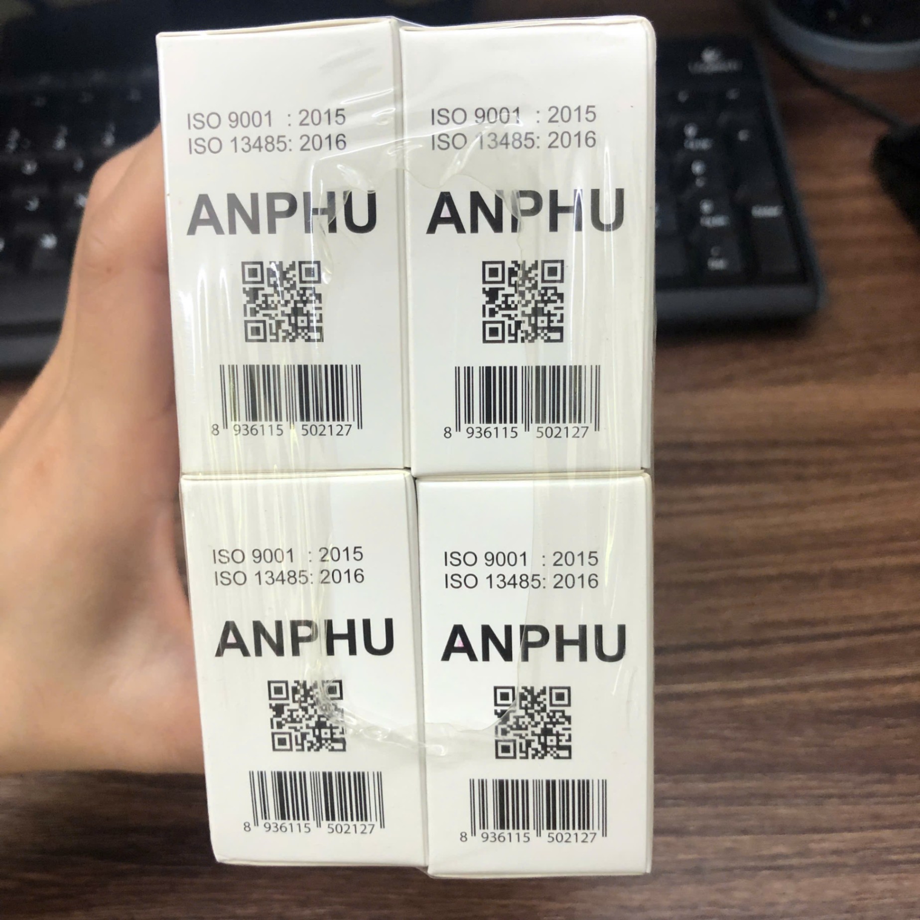 Băng dính lụa (silk tape) 2,5cmx4m An Phú (1Hộp=12 cuộn)