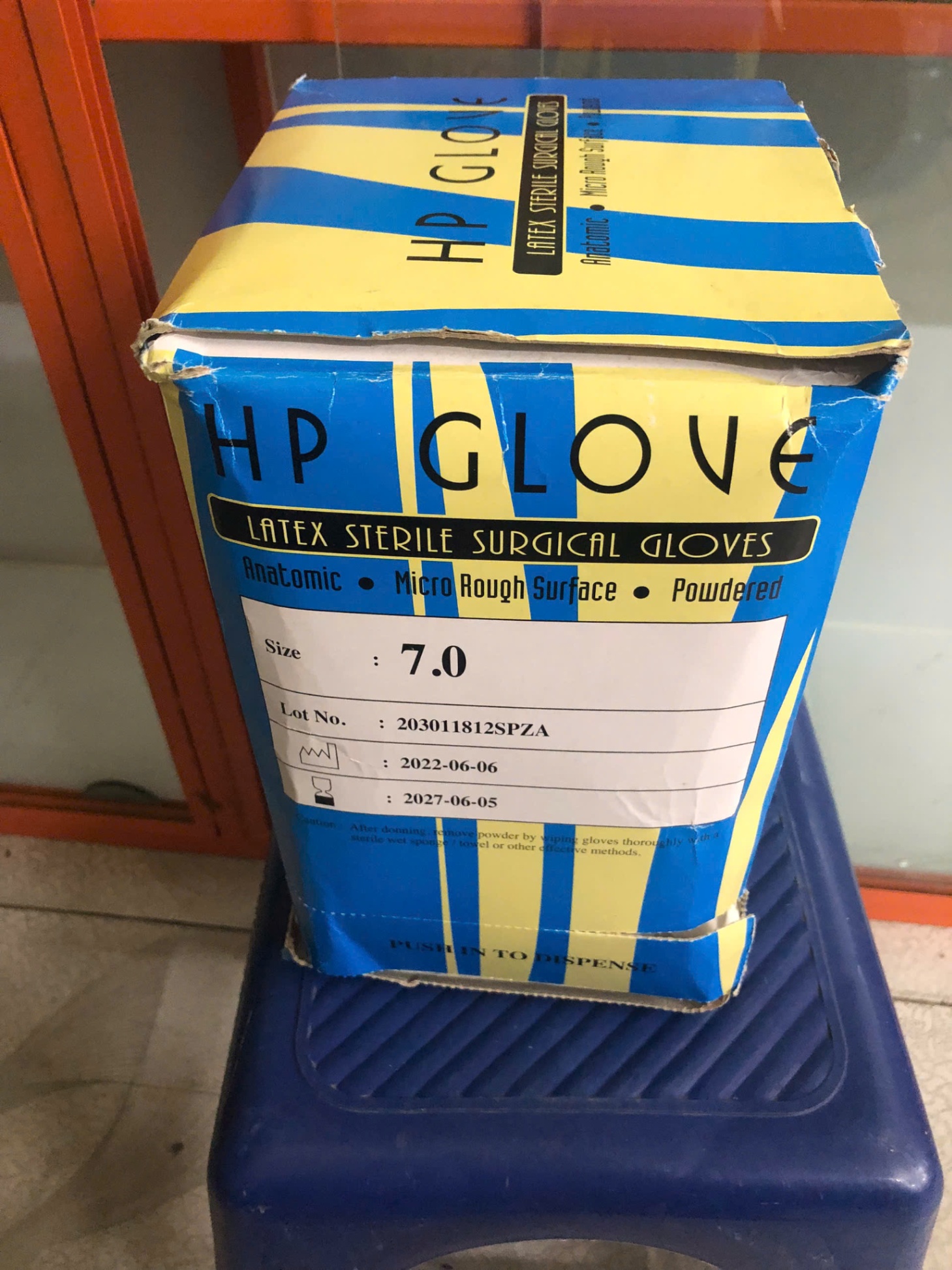 Găng tay phẫu thuật HP-Glove (Hộp=50 đôi, Thùng=300 đôi)
