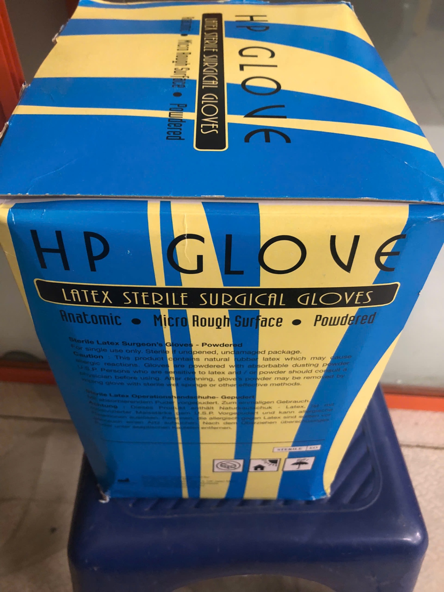 Găng tay phẫu thuật HP-Glove (Hộp=50 đôi, Thùng=300 đôi)