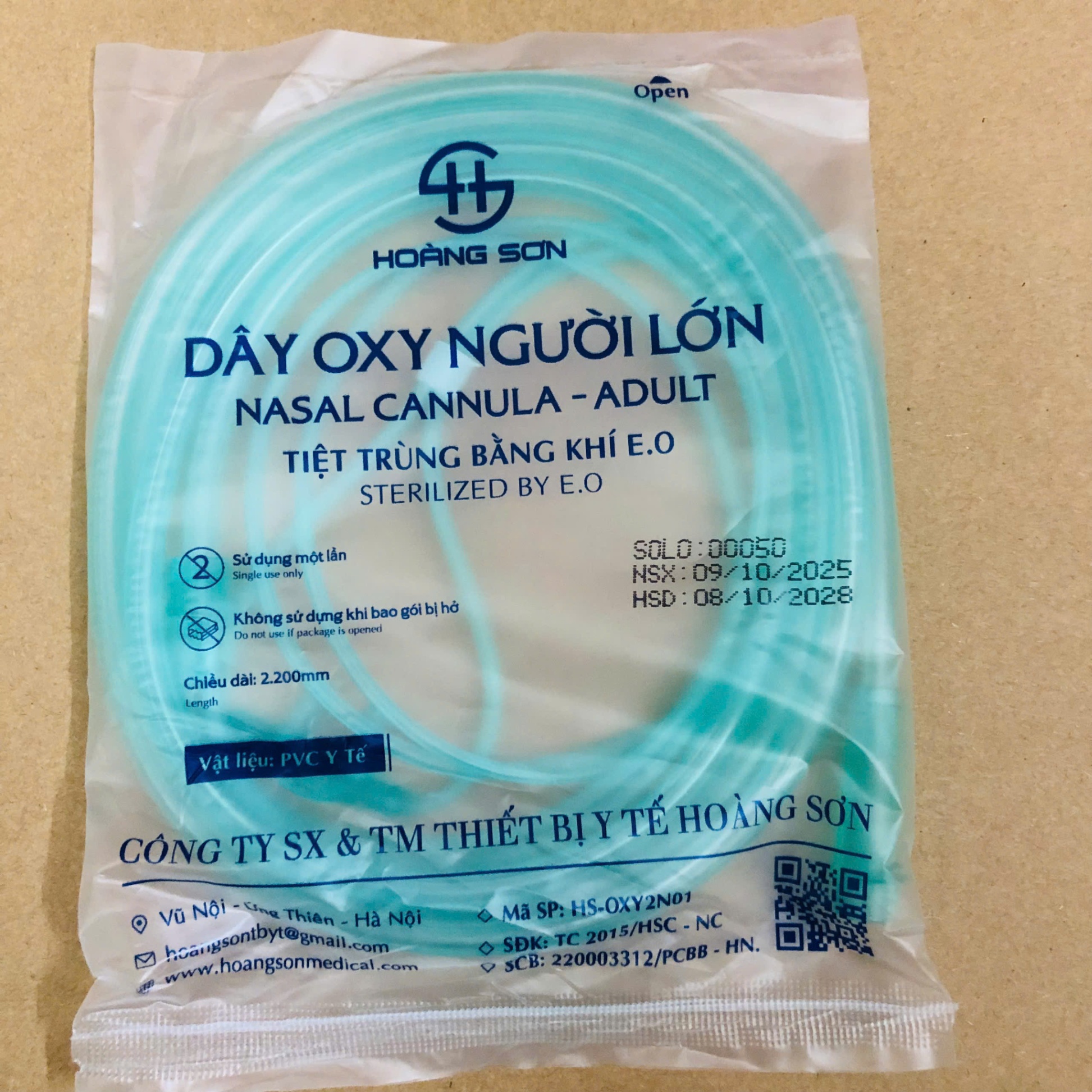 Dây oxy 2 nhánh Hoàng Sơn