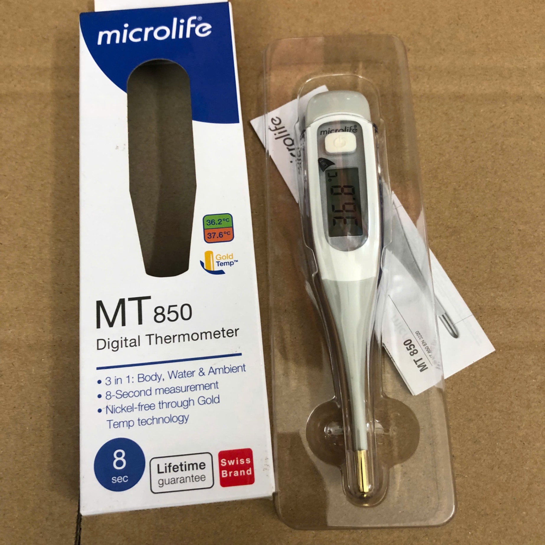 Nhiệt kế điện tử dạng bút Microlife MT 850