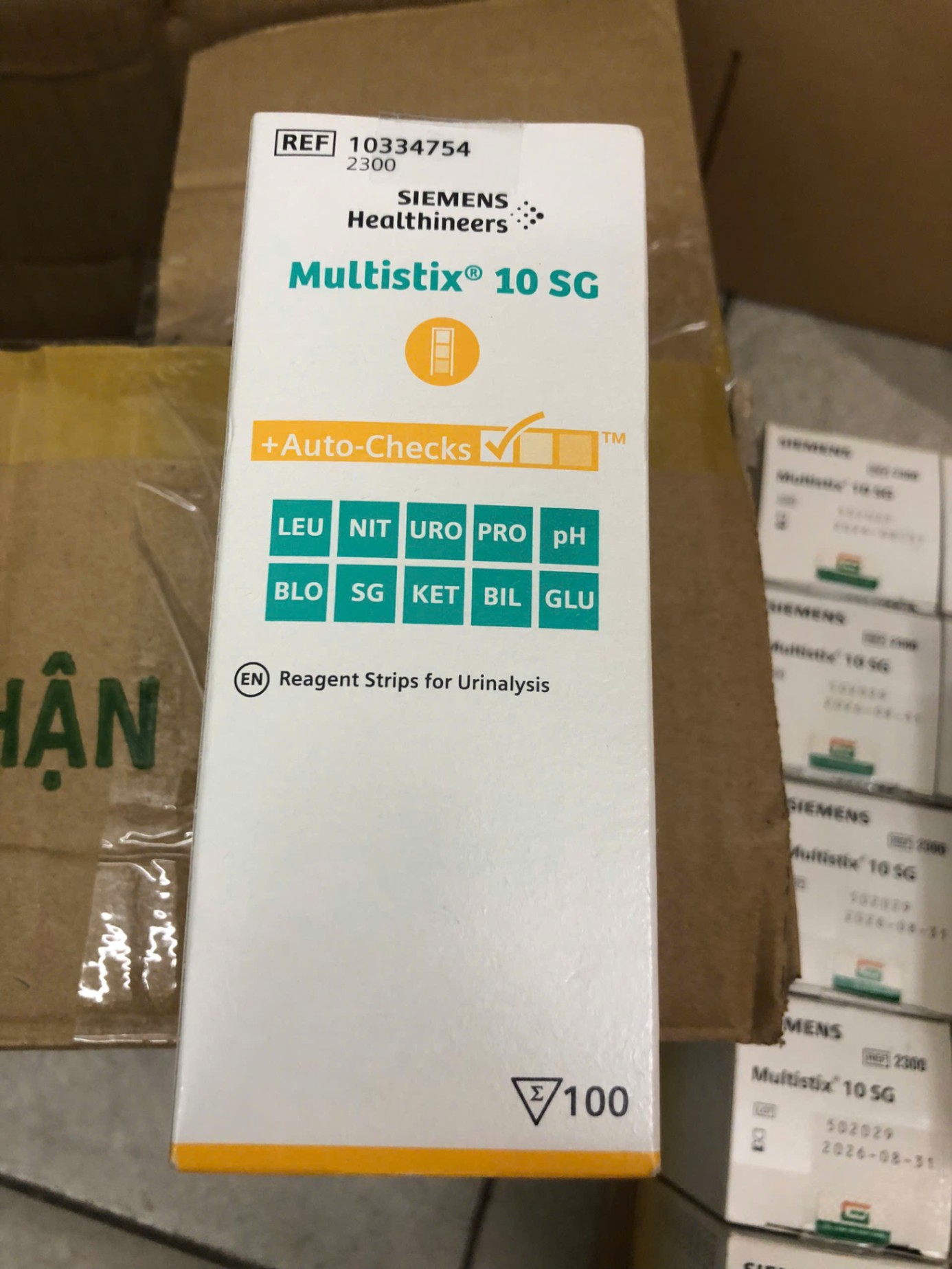 Que thử nước tiểu 10 thông số, Kimball Electronics, Ba Lan (Hộp=100 que)