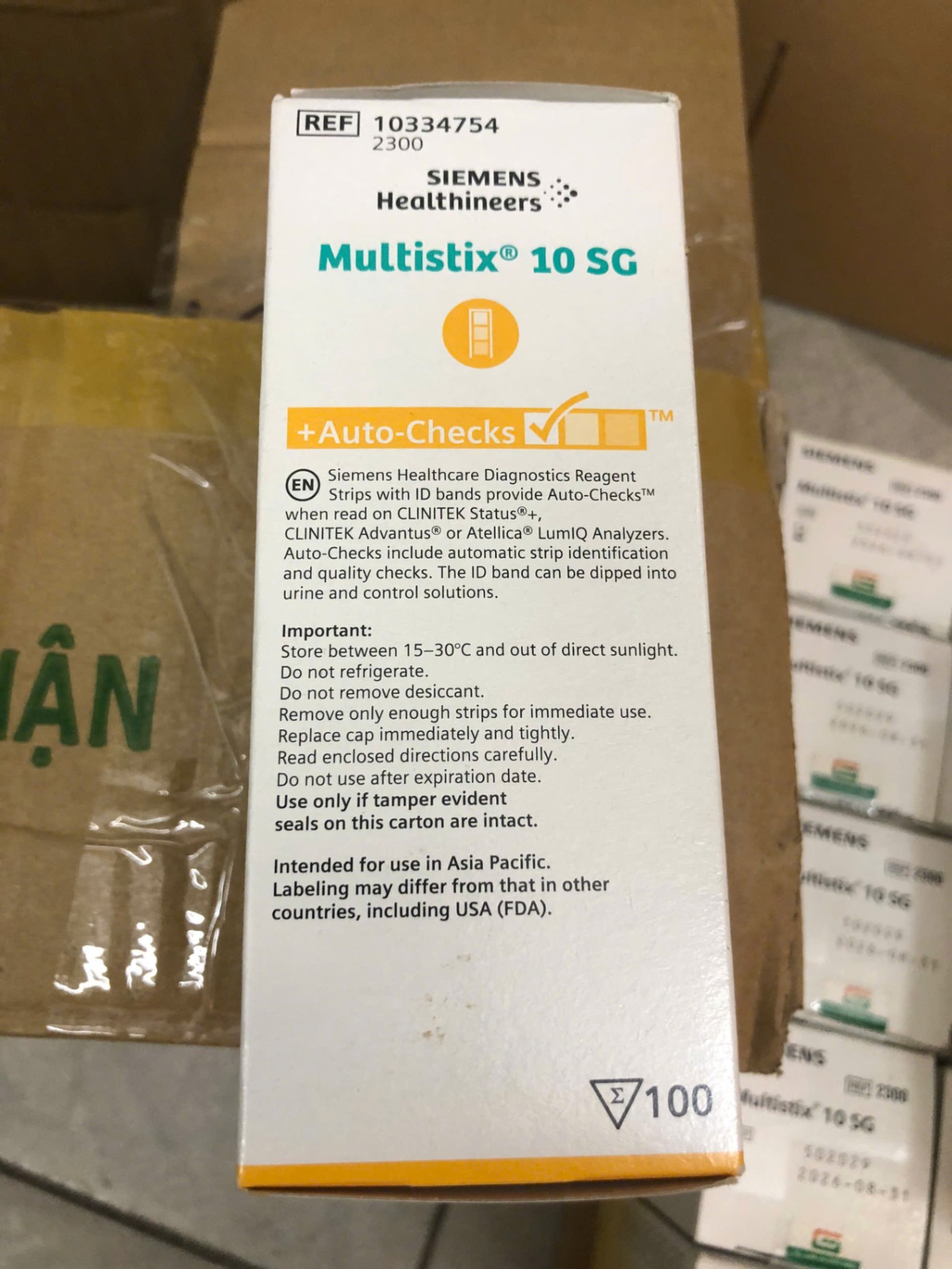 Que thử nước tiểu 10 thông số, Kimball Electronics, Ba Lan (Hộp=100 que)
