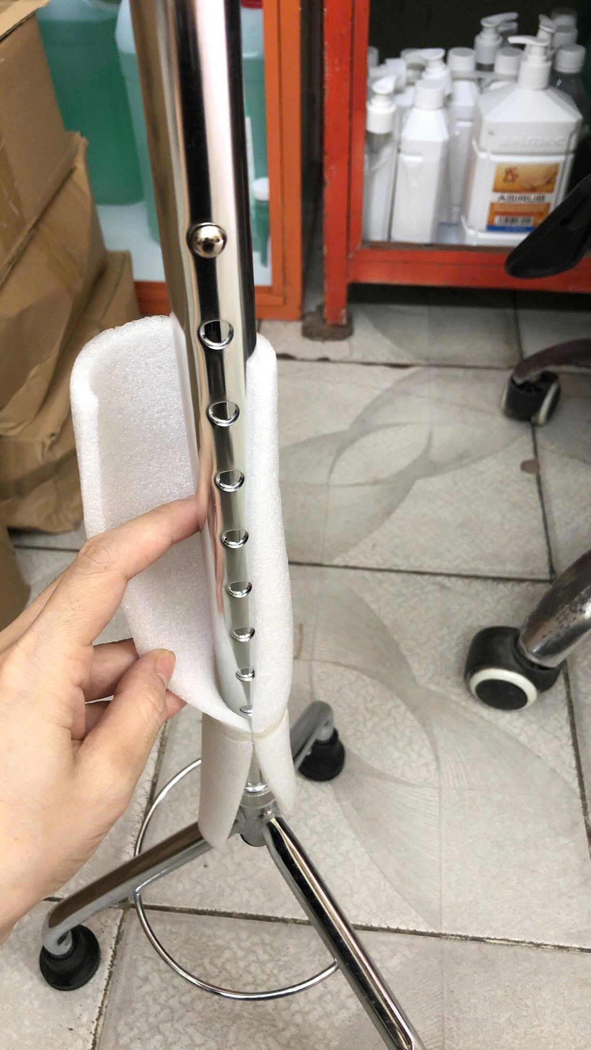 Gậy chống 3 chân cao tập đi