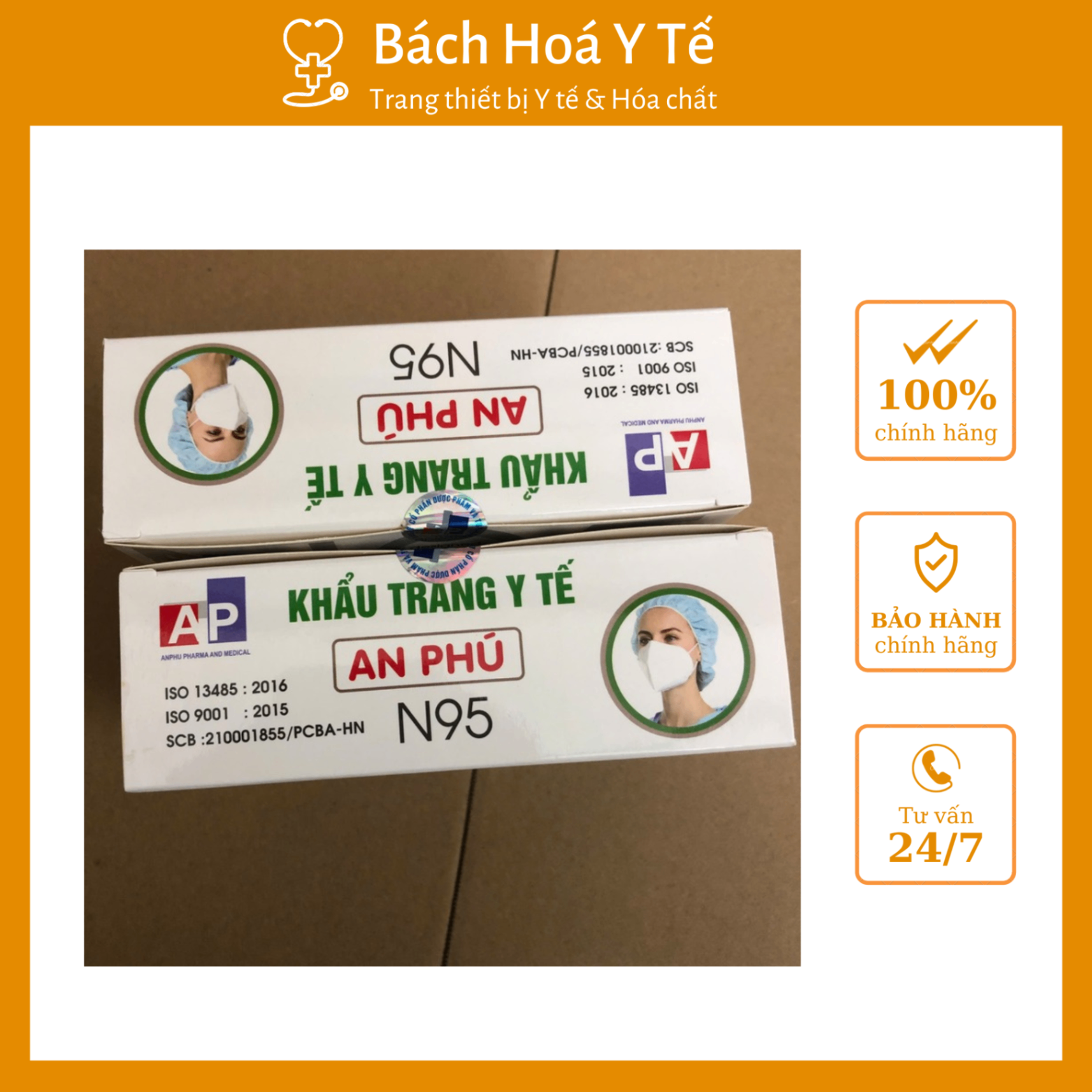 Khẩu trang N95, An Phú (1Hộp=10 chiếc)