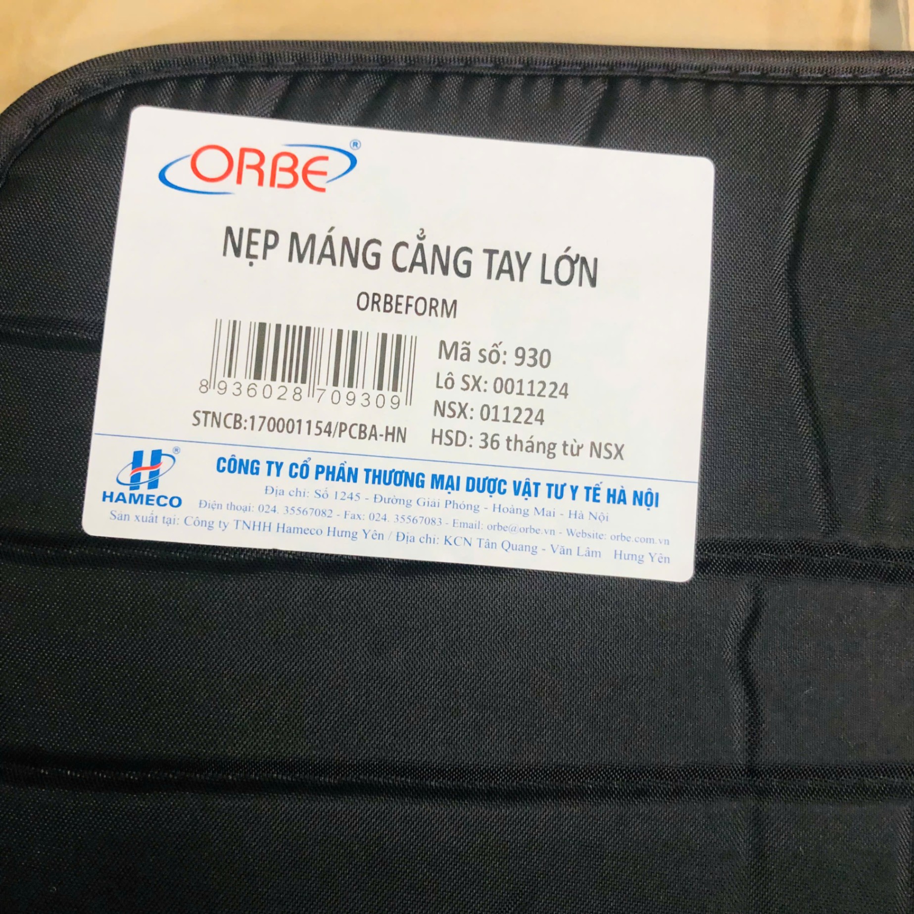 Nẹp máng cẳng tay ORBEFORM 930