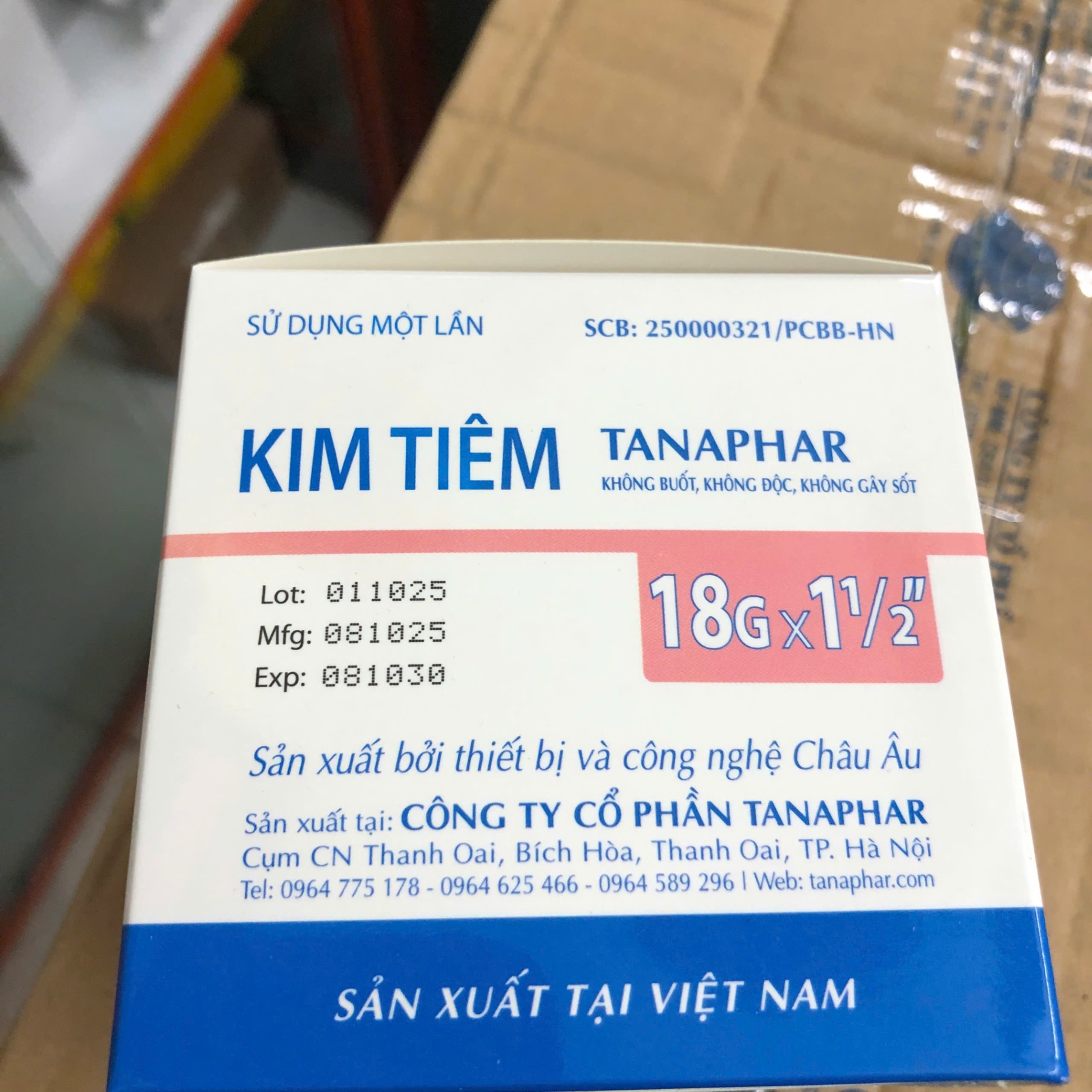 Kim tiêm Tanaphar (1Hộp=100 chiếc)