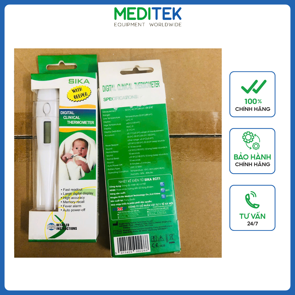 Nhiệt Kế Điện Tử SIKA ECT1