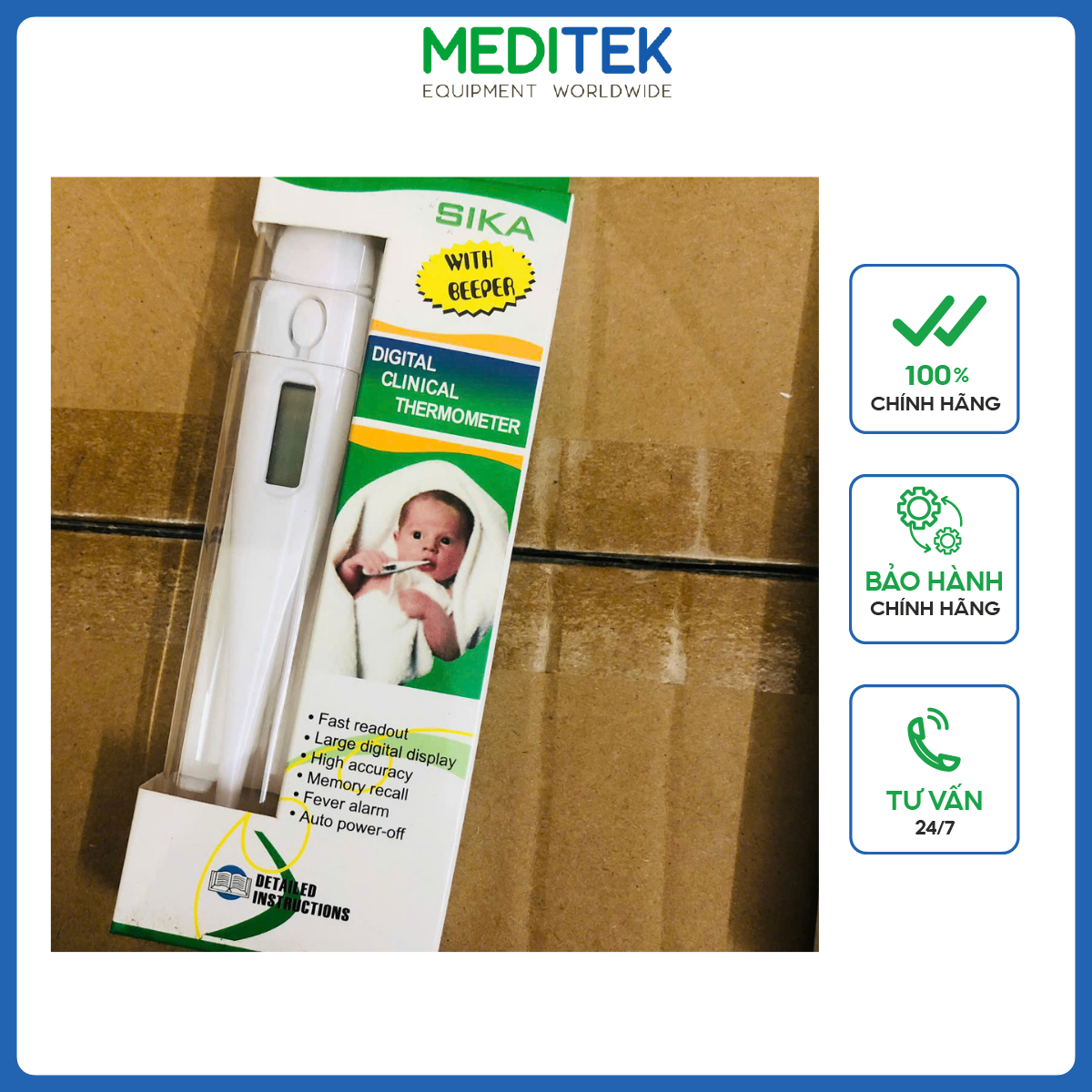Nhiệt Kế Điện Tử SIKA ECT1