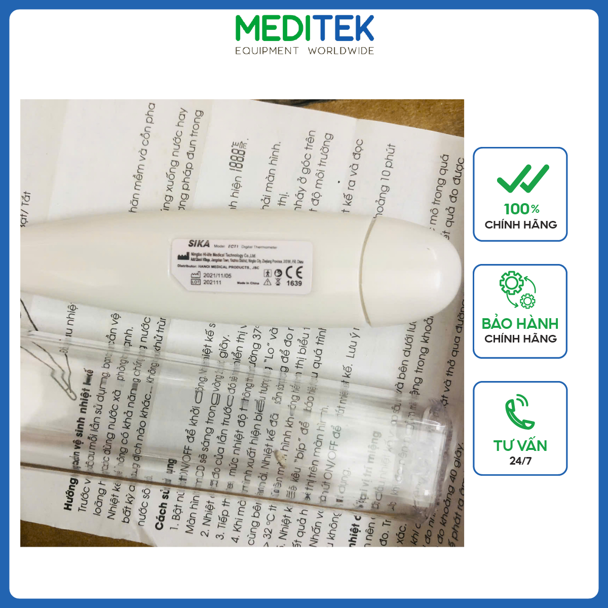 Nhiệt Kế Điện Tử SIKA ECT1