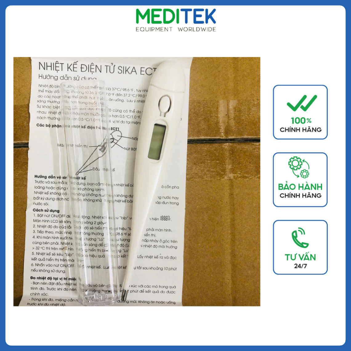 Nhiệt Kế Điện Tử SIKA ECT1