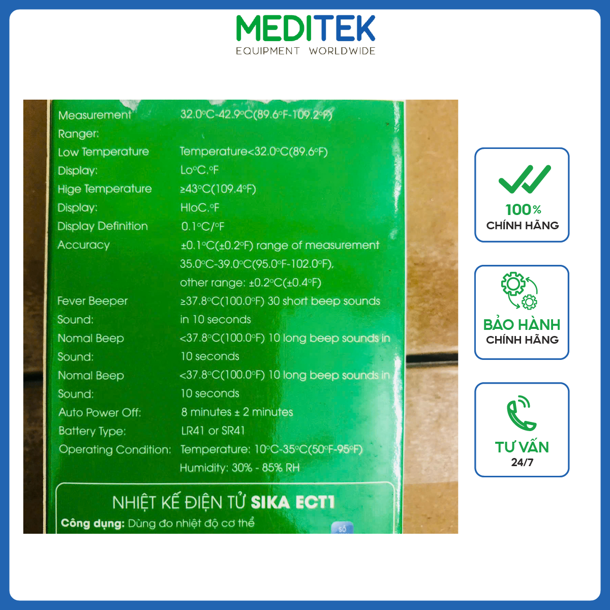 Nhiệt Kế Điện Tử SIKA ECT1