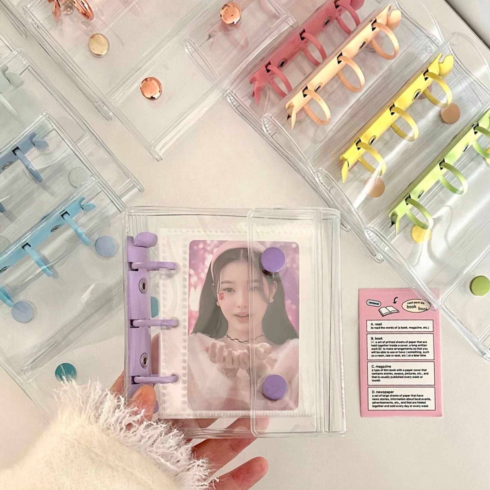 SỔ 3 CÒNG MINI NHỰA DẺO