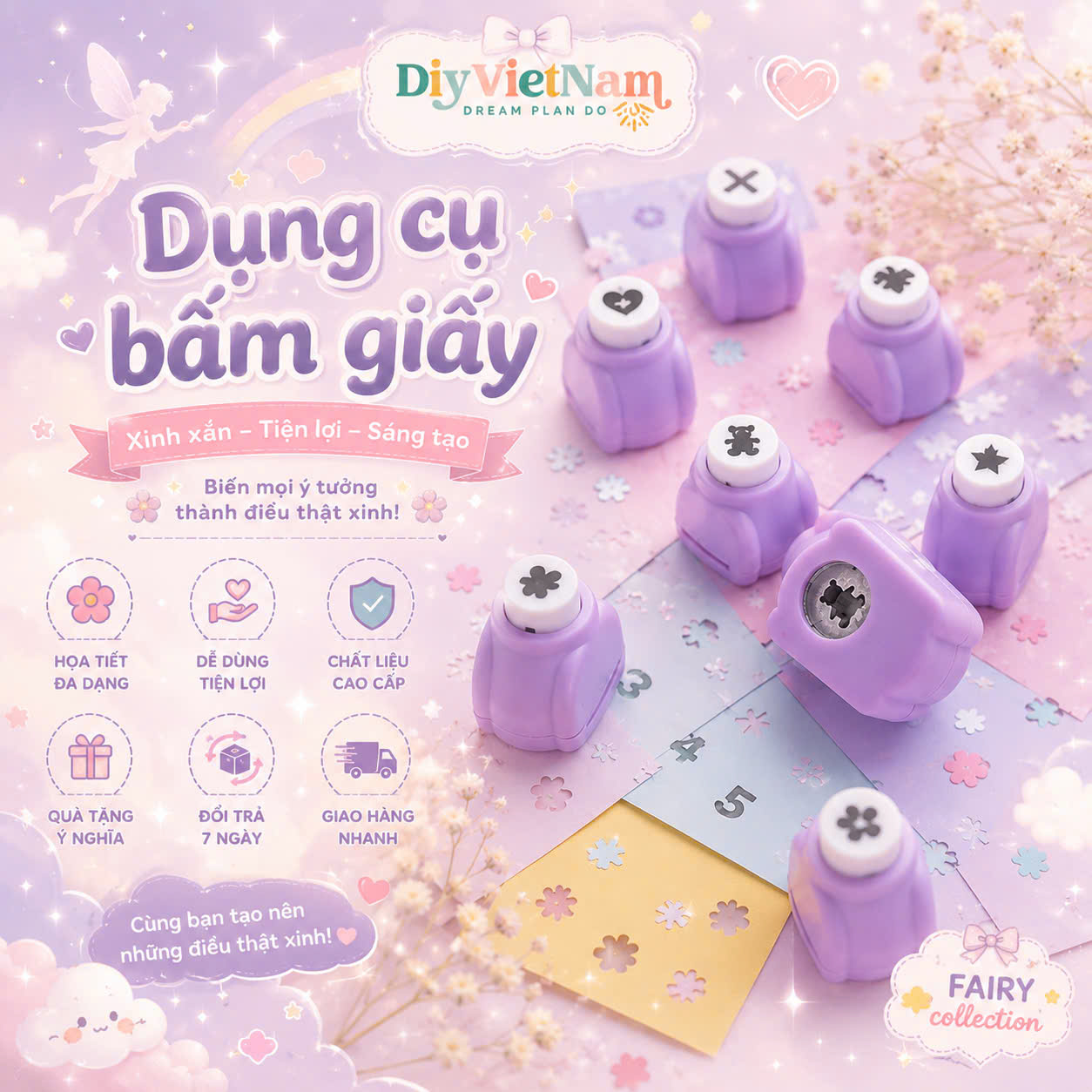 MÁY DẬP HOA VĂN MINI