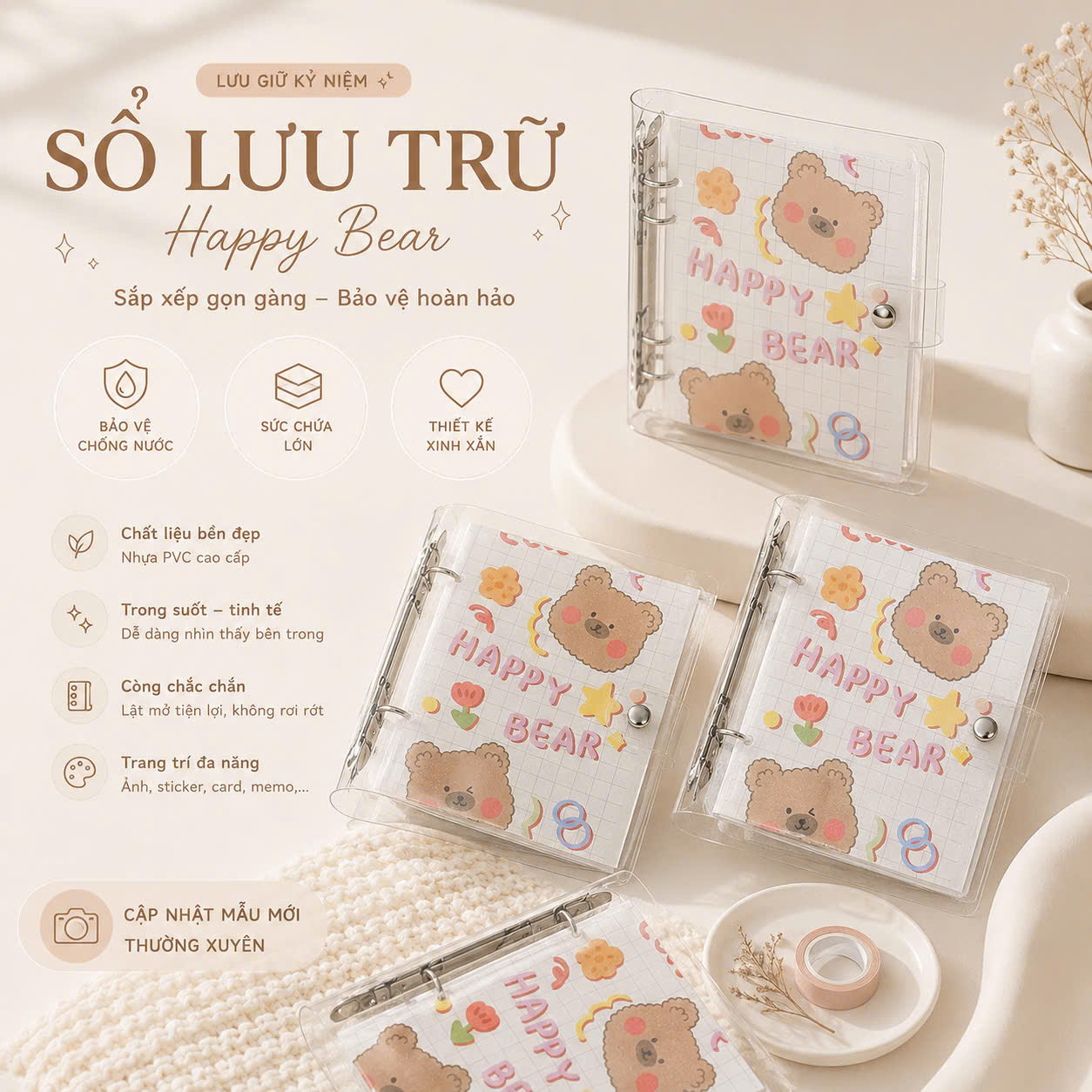 SỔ LƯU TRỮ HAPPY BEAR