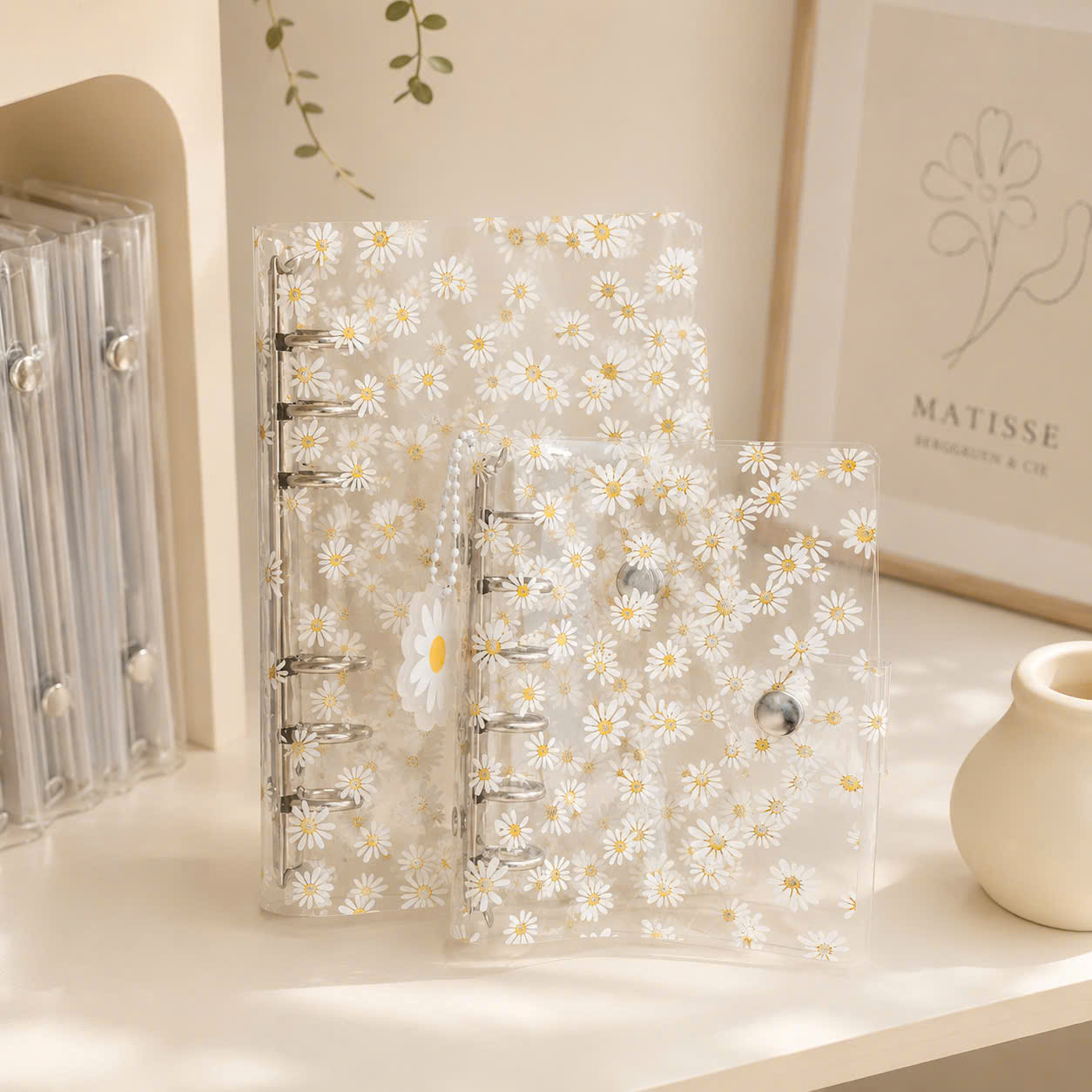 VỎ PLANNER LITTLE DAISY TRONG SUỐT A6/A7