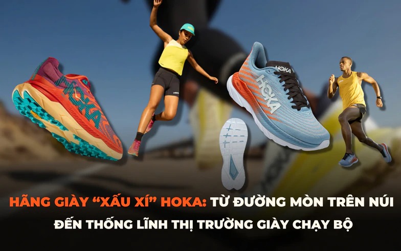 Hoka - Thương hiệu giày chạy bộ đình đám.
