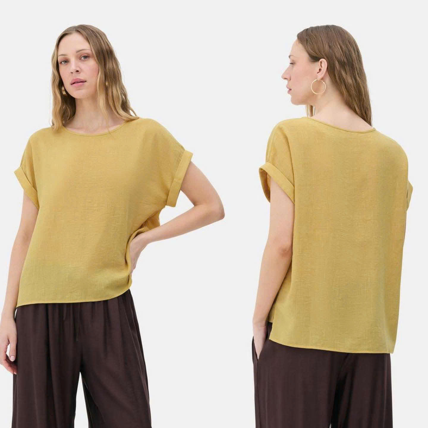 Áo Linen cộc tay Primark size M