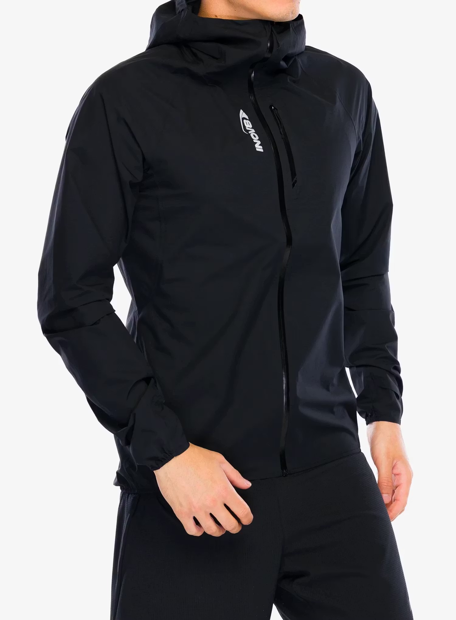 Áo chống nước chạy bộ Hooded jacket INOV8 STORMSHELL (V4) 001704 M Black size M, L
