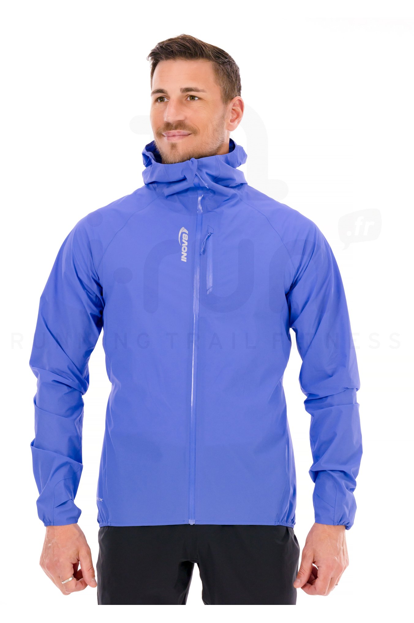 Áo chống nước chạy bộ Hooded jacket INOV8 STORMSHELL (V4) 001704 M Blue size S, L, XL