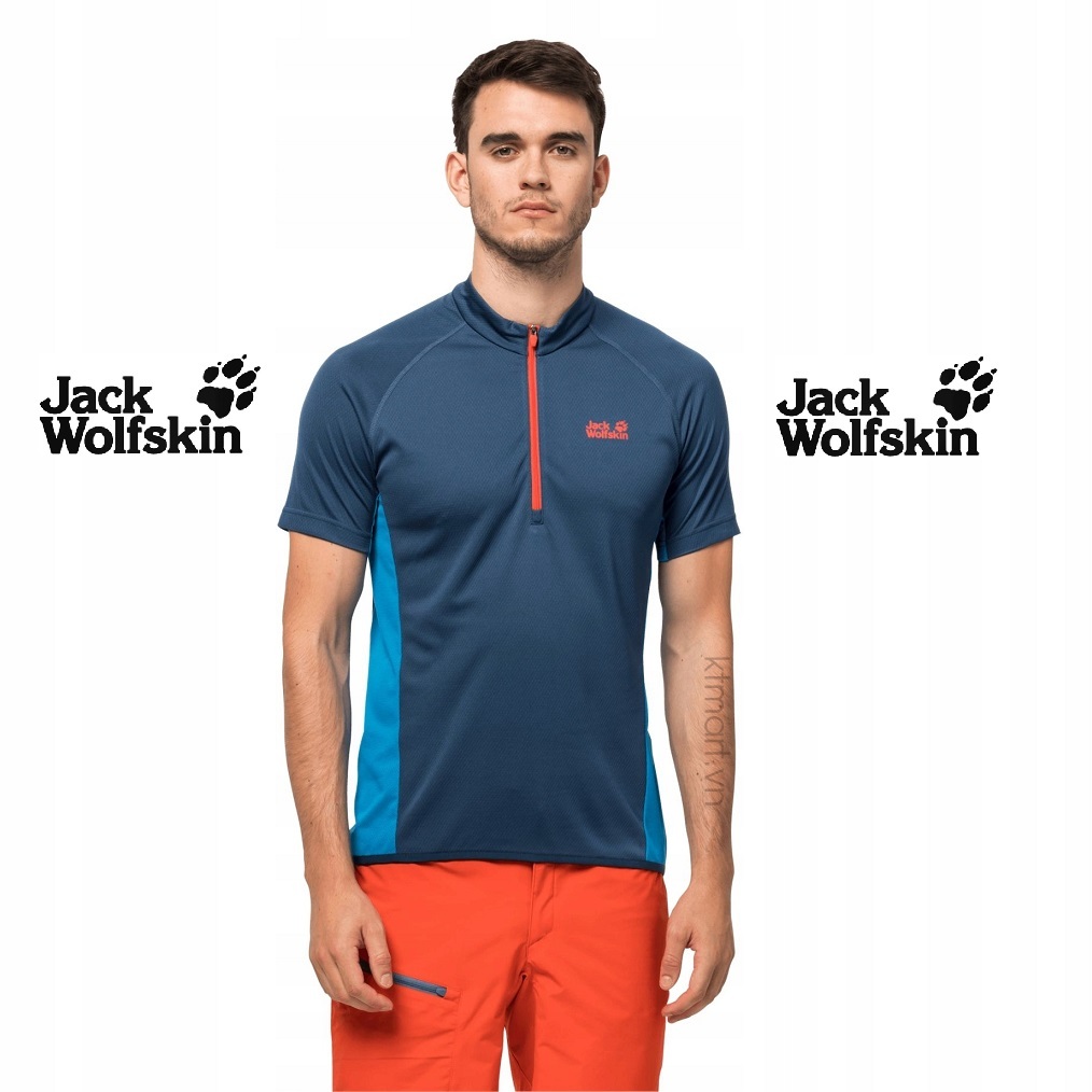 Áo đạp xe Jack Wolfskin Men’s Tourer Halfzip 1808421 size M