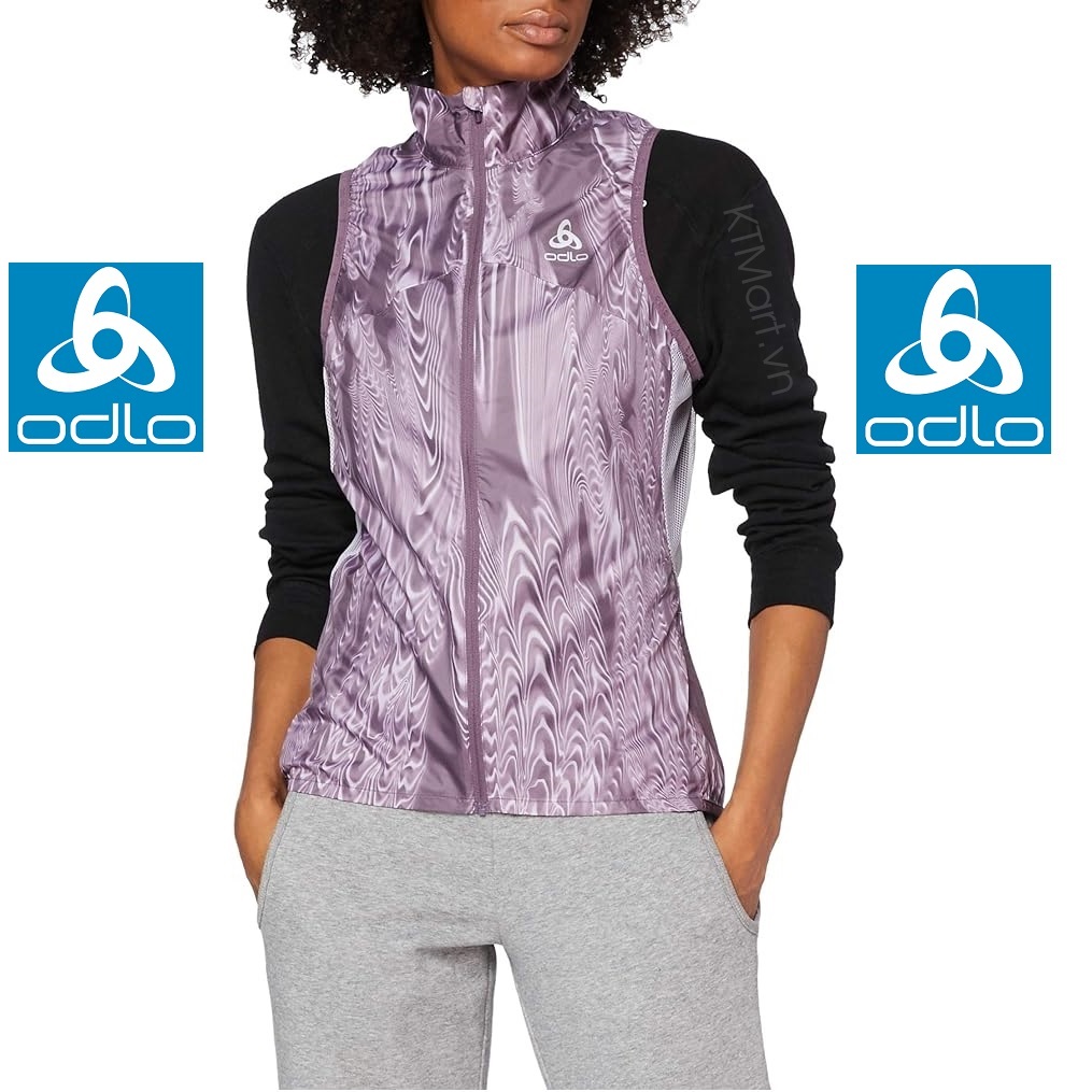 Áo gillet chạy bộ siêu nhẹ Odlo 312271 Omnius Light Women’s Vest size L