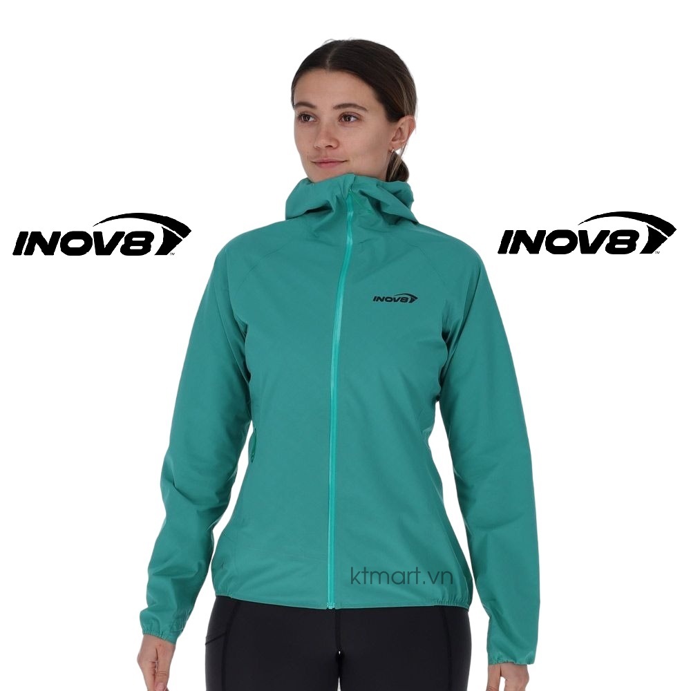 Áo gió chạy bộ Inov8 Womens Stormshell FZ V2 001114 Black size 14 UK
