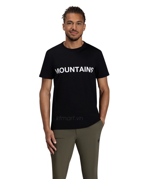 Áo thun Mammut QD Logo Print T-Shirt AF Men Black 1017-02012 size S, M, L, XL,2XL, 3XL