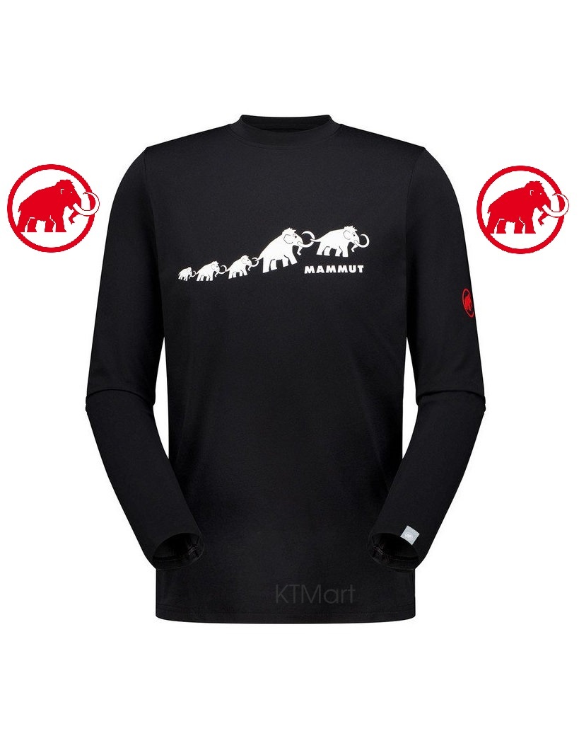 Áo thun dài tay Mammut Logo Print Longsleeve T-Shirts AF Men 1016-01030 size M, L, XL, 2XL, 3XL