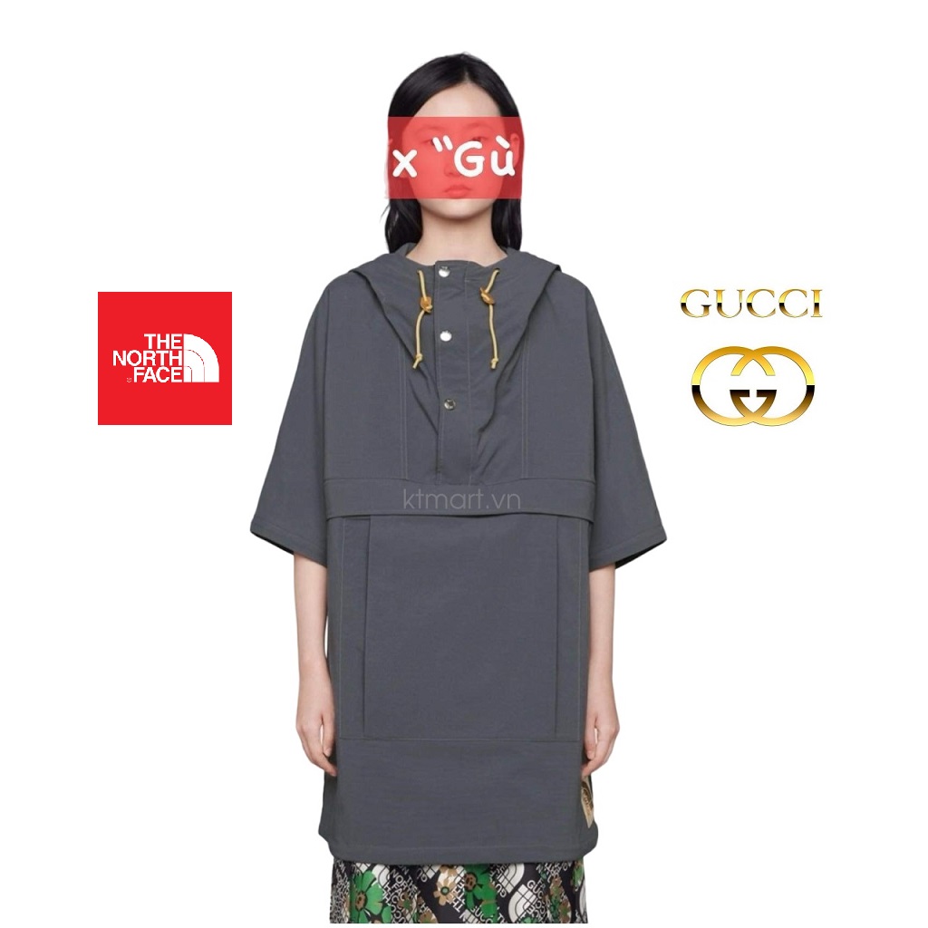 GUCCI x The North Face Grey Windbreaker Grey 649246 size M