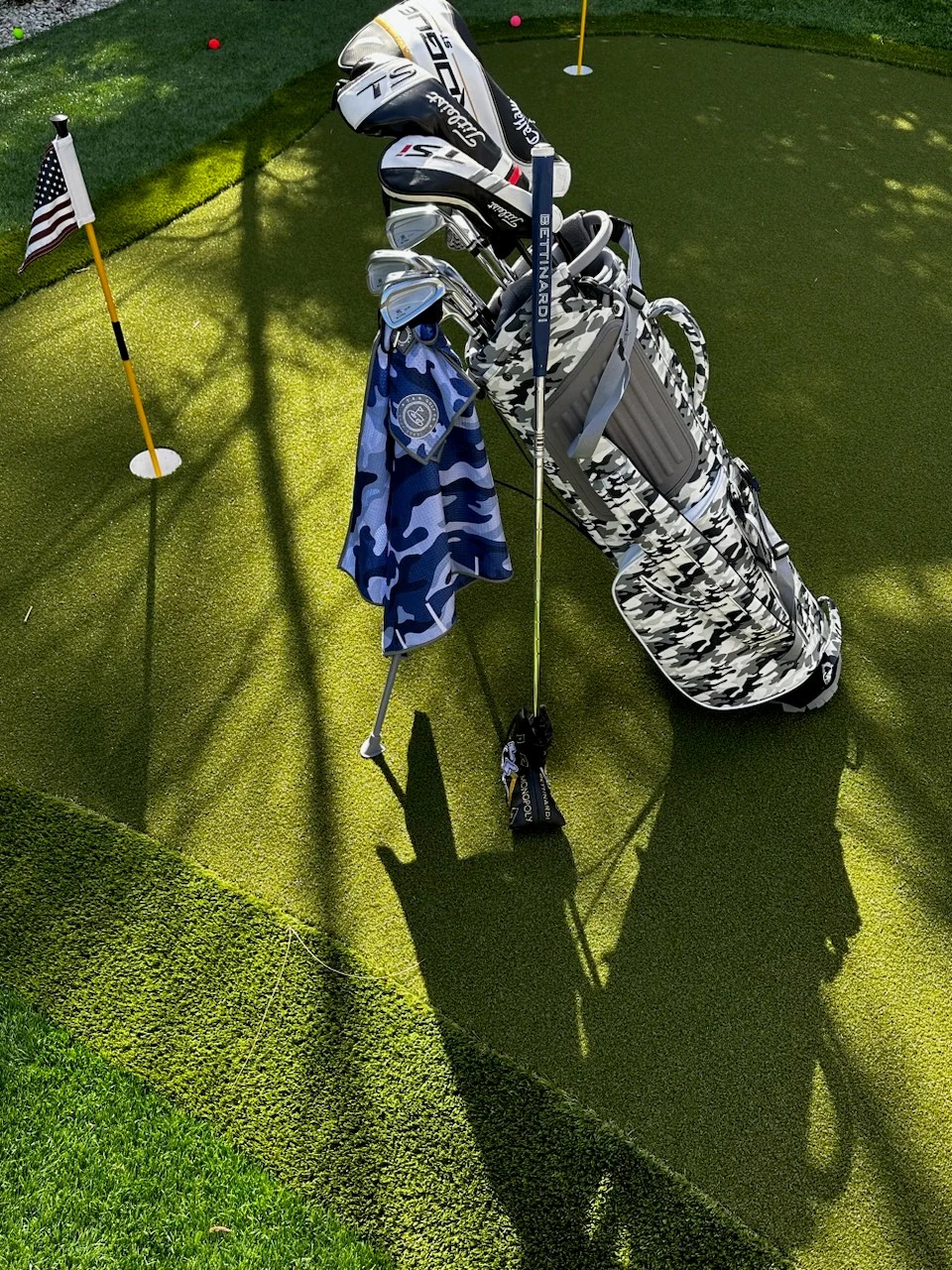 Khăn Golf T.A.G. Golf Co Blue Steel Signature Magnetic Golf Towel 92x46cm