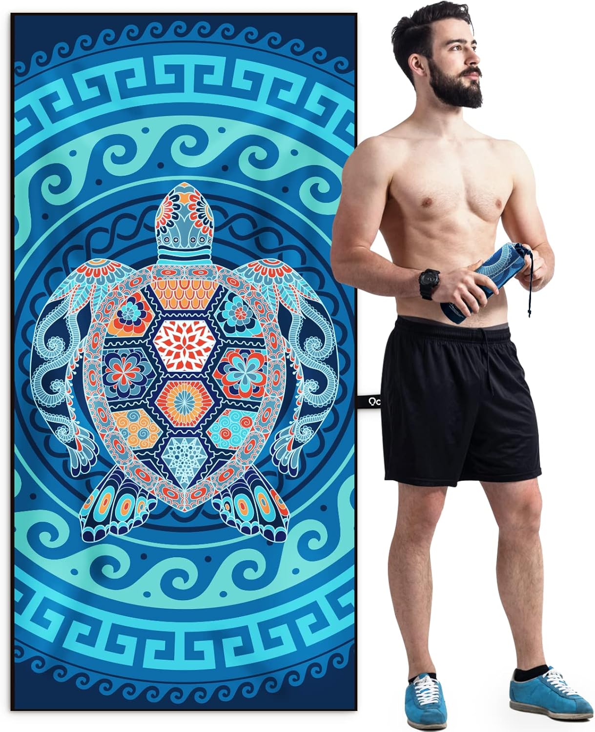 Khăn đi biển OCOOPA Beach Towel Microfiber, Extra Large 1m8x85cm
