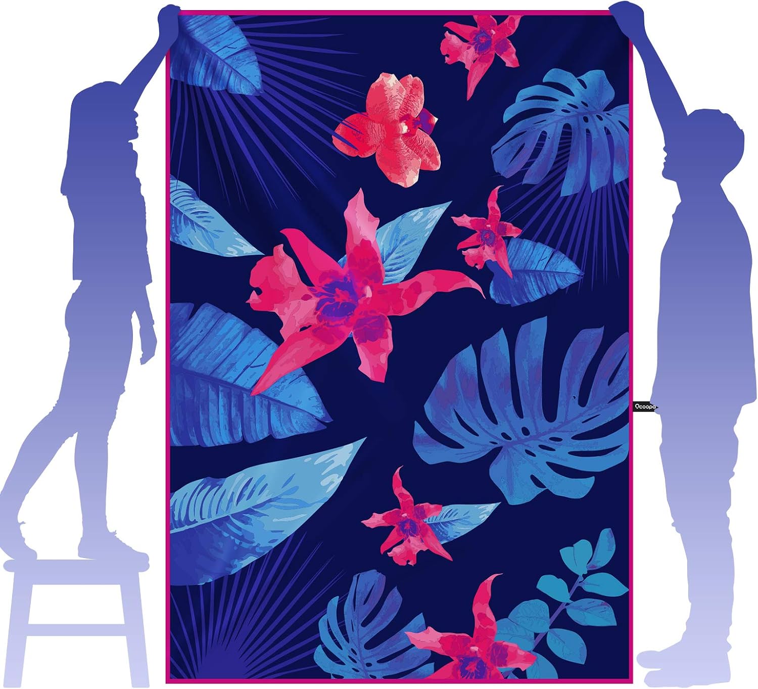 Khăn đi biển OCOOPA Nile Garden Microfiber Beach Towel 210x145cm