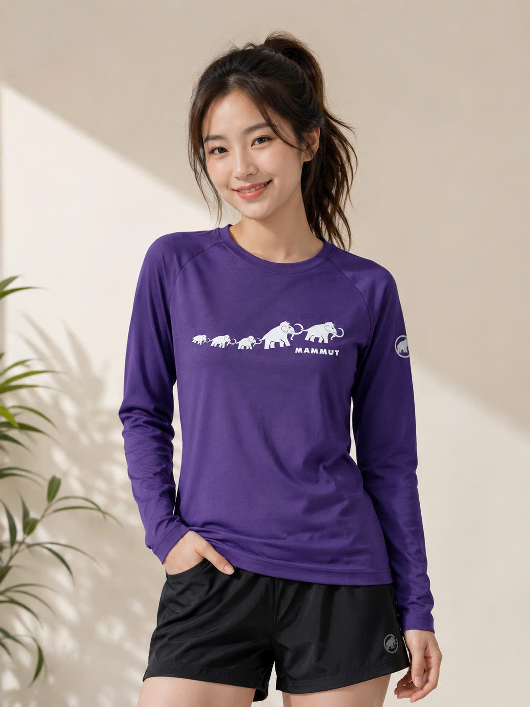 Mammut Women’s QD Logo Longsleeve T Shirt AF 1016-01040 size S, M, L, XL, XXL