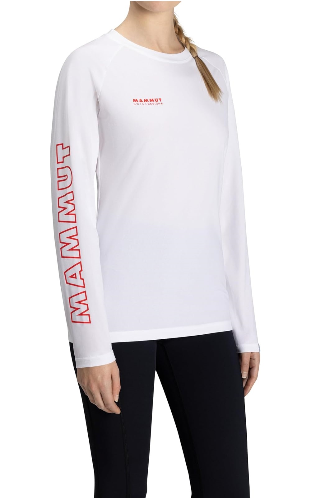Mammut Women’s QD Logo Longsleeve T Shirt AF White 1016-01040 size XS, S, M, L,