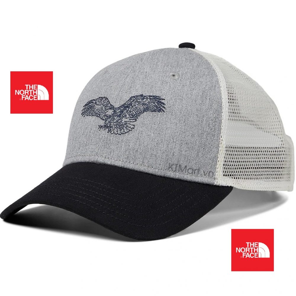 Mũ The North Face Mudder Trucker TNF Light Grey Heather Black