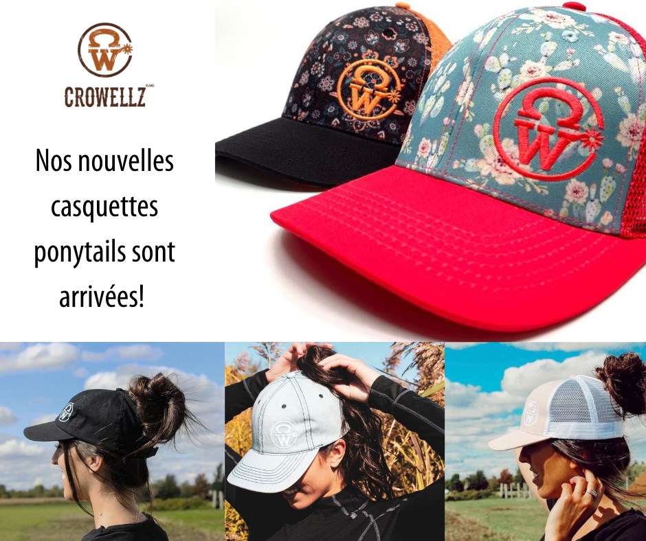 Mũ chống nắng nhét tóc Crowellz Casquette Ponytail