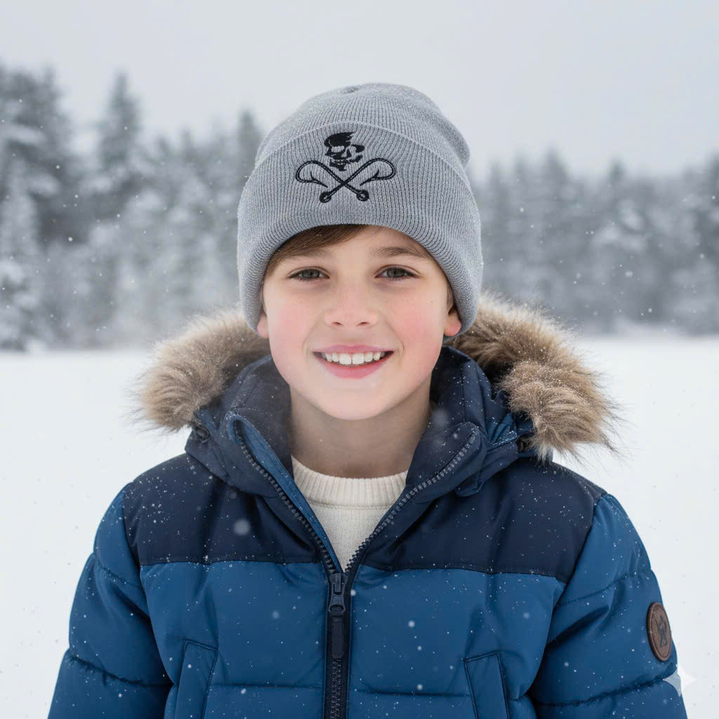Mũ len Saltlife slm20200 Skull and Hooks Beanie