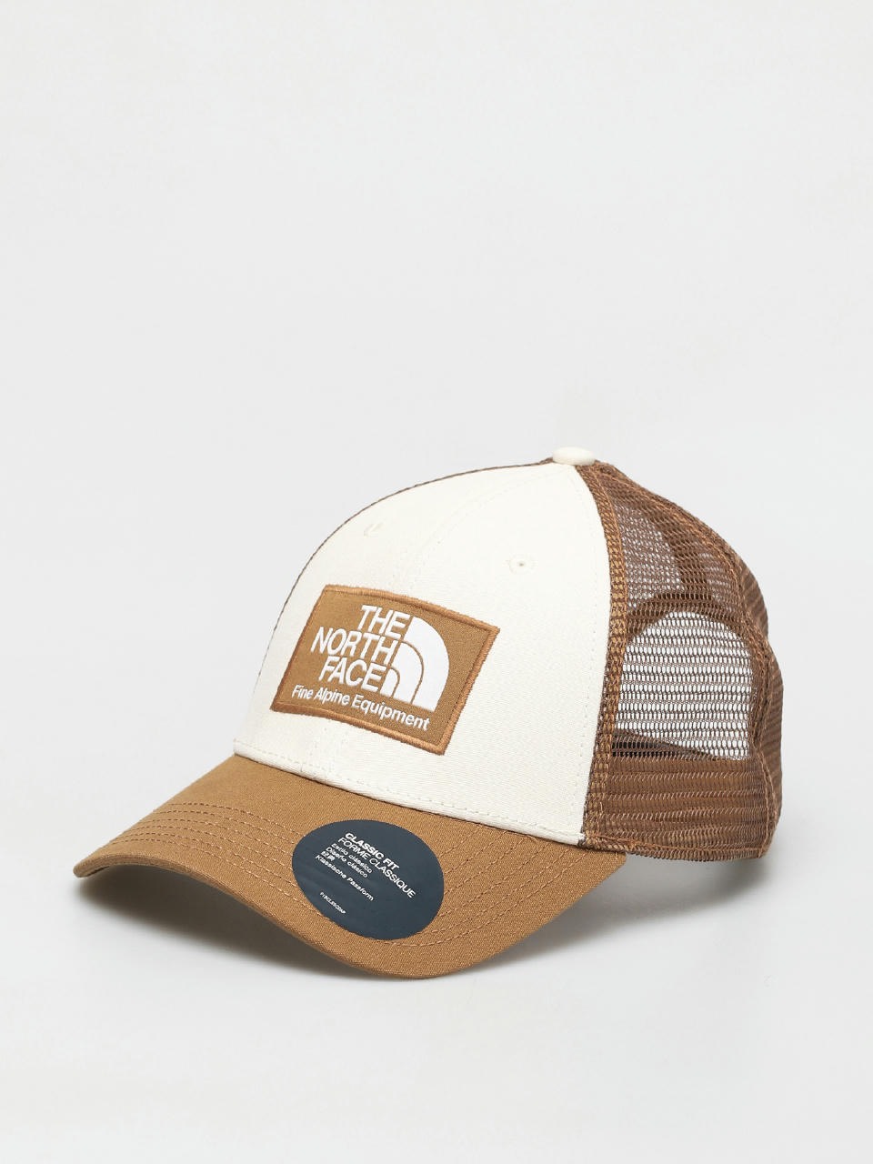 Mũ lưỡi trai The North Face Mudder Trucker Cap Utility Brown Vintage White