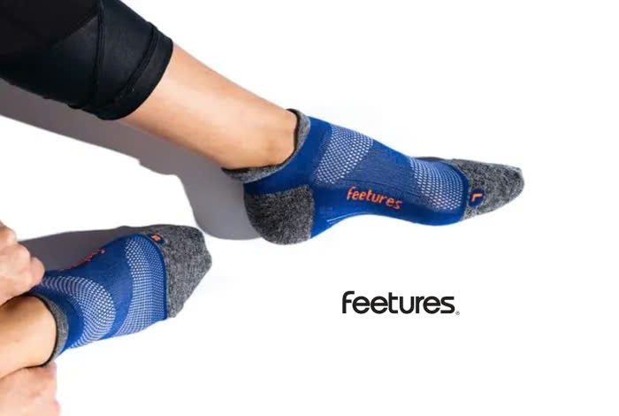 Tất thể thao, chạy bộ Feetures Elite Light Cushion No-Show Running Socks size S, M(36-40)